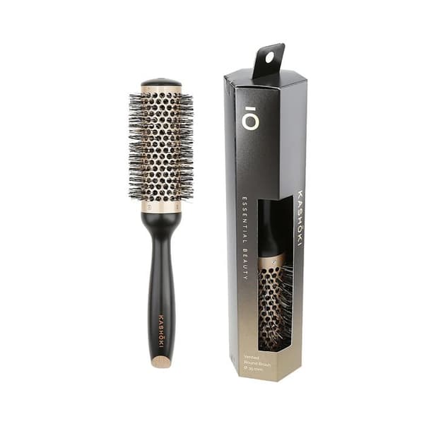Kashōki Hair Brush Essential Beauty 35mm - rund borste