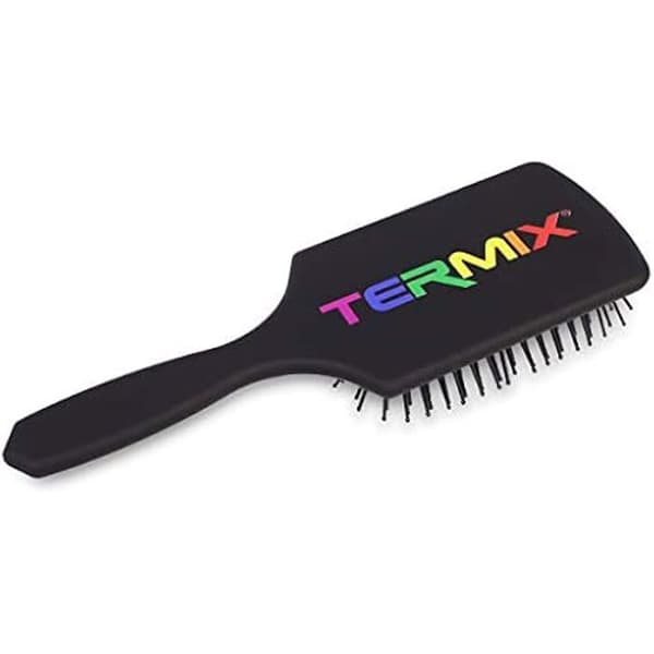 Termix Pride Edition hårborste för hårborste, platt borste för hårborste, professionellt tillbehör med färgad logotyp