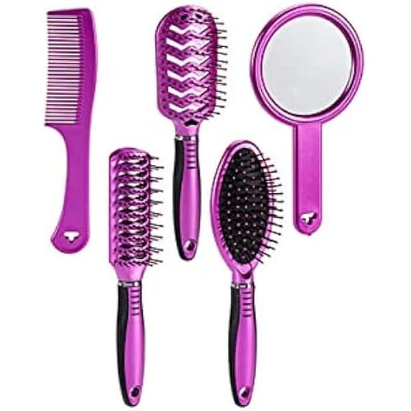 Set med kammar/borstar - BERILO - Modell S3605841 - Flerfärgad - 5 stycken - För vuxna