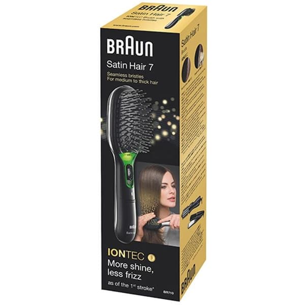 Borste - BRAUN - Satin Hair 7 BR710 - Svart-Grön - För vuxna - Blandat