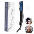 Miniatyrbild 3 av 4: CONFO Skäggborste Grooming Kit Galt Borst Herr Rakborste Kam Mustasch Ficka Stencil Sax med påse Herrpresent