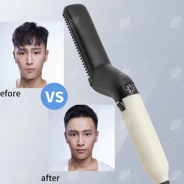HTBE® Funktionell stylingkam för män Rak fluffig volymstyling Dubbel användning Personlig vård Hårlätande kam