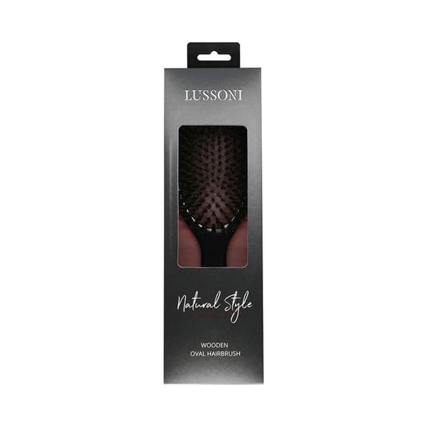 Lussoni Haircare Brush Natural Style Oval - naturlig borste