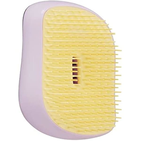 Tangle Teezer Den kompakta styler-hårborsten för att reda ut vått och torrt hår, perfekt för resor och på språng, söt lila och