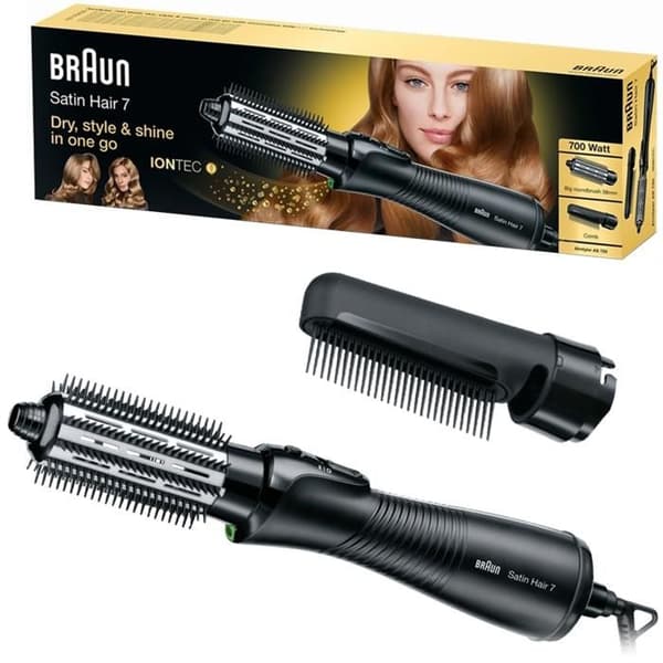Varmluftsborste - BRAUN - Satin Hair 7 AS 720 - Svart - För kvinnor - Vuxen Svart