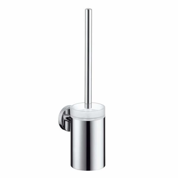 Hansgrohe - 040522820 - 40522820 E Väggmonterad toalettborste i mässing med hållare för borstad nickel