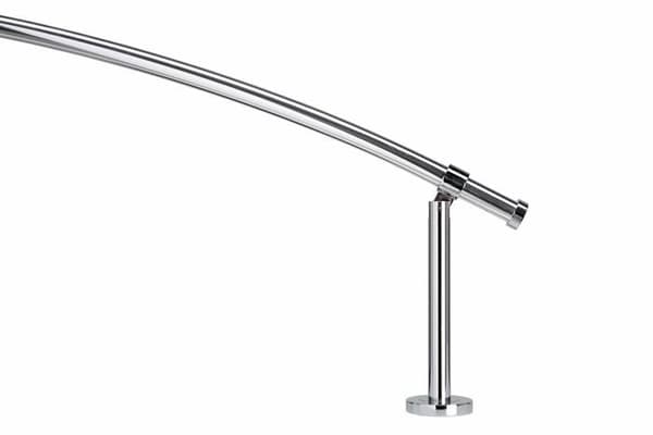 Croydex - AD108341 - Böjd duschstång Max längd 2000 mm krom