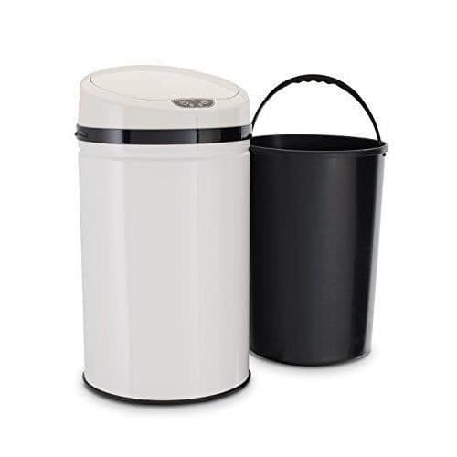 Echtwerk EW-AE-0210 Rostfri papperskorg med automatisk öppning via infraröd sensor 30 l, Wei, 30 l -