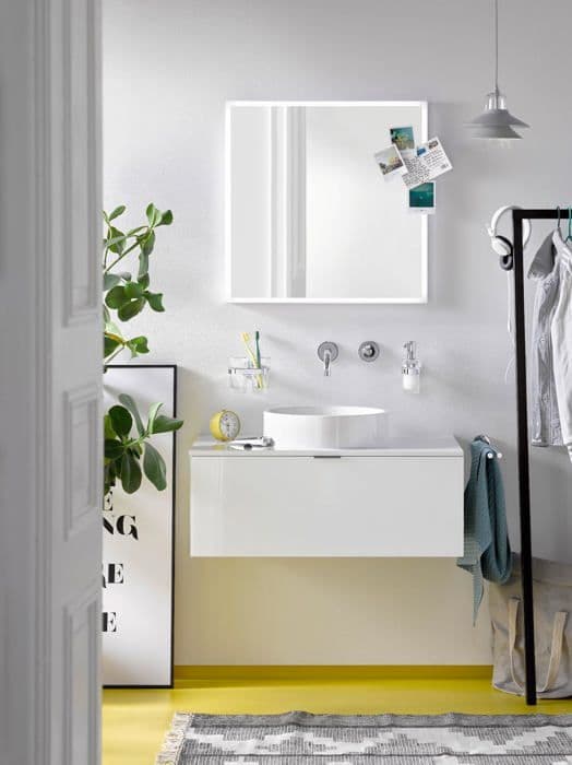 Emco - 072500100 - Dubbelstöd för glas Polo Glas i kristall, 1 stycke, krom/klar