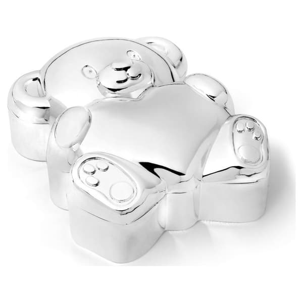 Silverbox - ZILVERSTAD - Nallebjörn - 57x47x24mm - Anpassningsbar - Unik present