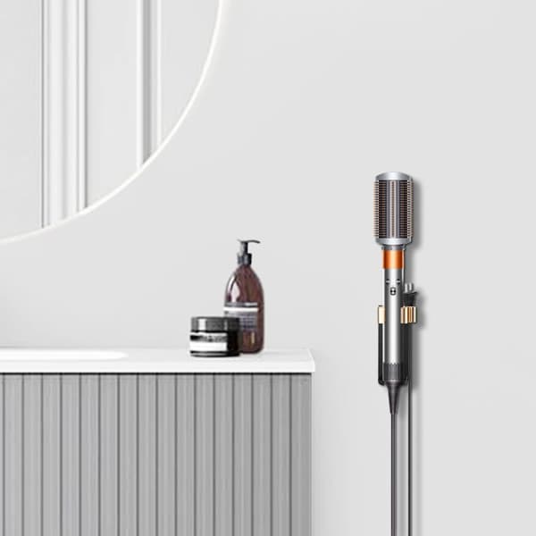 Dyson Airwrapin kanssa yhteensopiva pidike, metallinen seinäteline kihartimelle, suoristusrauta, alumiini