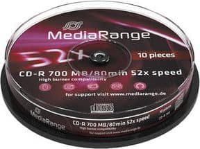 MediaRange - 10 x CD-R - 700 MB