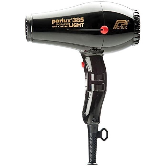 PARLUX hiustenkuivaaja - 385 Power Light Ionic and Ceramic - Ilmavirta 79 m / h - 2150 W - musta