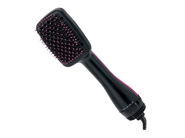 Revlon RVDR5212E, Kuumailmaharja, Lämmin, Musta, Vaaleanpunainen, 2,5 m, 800 W, 530 g