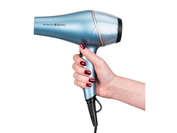 Remington AC9300, teho, 33,3 m/s, sininen, ripustuslenkki, 3 m, 2200 W Sininen