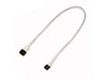 Miniatyrbilde 4 av 5: Nanoxia 3-Pin Molex extension cable 30 cm, white (900400000)