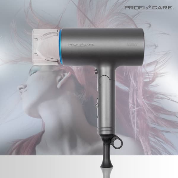 Profi-Care HT 3073 Hårtork Blå, Silver-grå