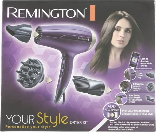 Remington D5219 Your Style Kit - Hiustenkuivaaja Purppura