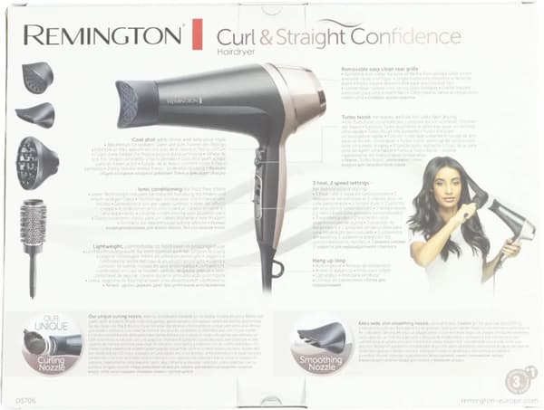 REMINGTON Hårtørrer Curl & Straight Confidence D5706 - 2200 W