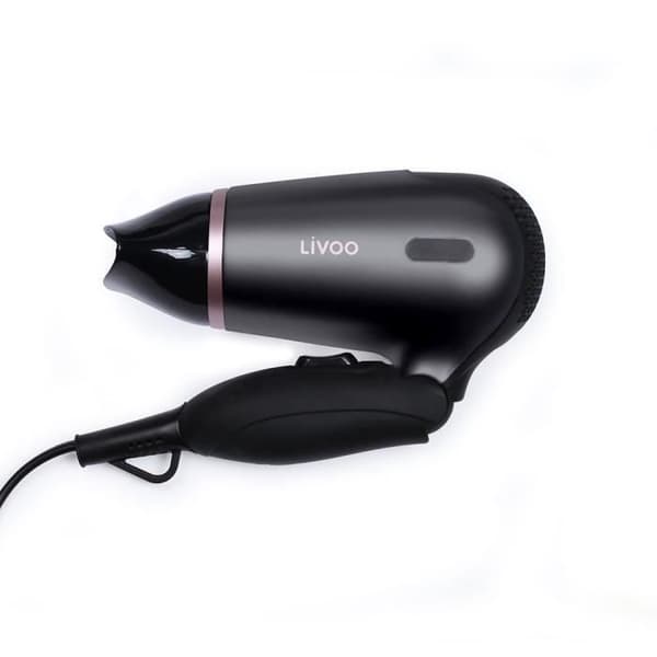 LIVOO DOS175 - Hårtork - 2 hastigheter - Bi-spänning: 120/230 Volt - Fällbart ergonomiskt handtag