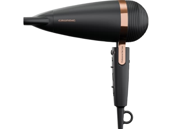 Grundig HD 8080, Musta, Ruusukulta, Yksivärinen, Ripustuslenkki, 3 m, 2300 W