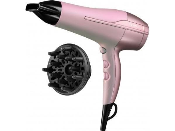 Remington D5901, DC, Rosa, Monokromatisk, Hengeløkke, Knapper, 2200 W Rosa