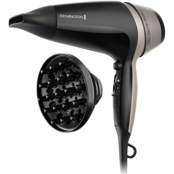 REMINGTON D5715 Professional Ionic Thermacare hårtork 2300W, keramisk grill, homogen värme