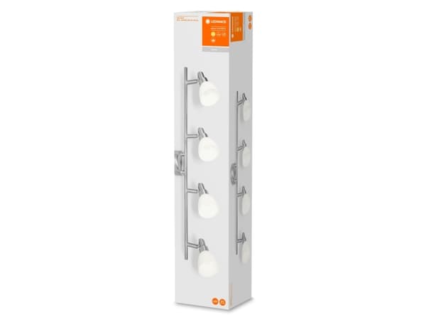 LEDVANCE SPOT, Pinta-asennettavat spottivalot, G9, 4 lamppu(a), LED, 7,6 W, Hopea