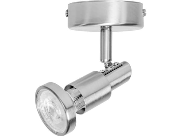 LEDVANCE LED Spot grau, Utanpåliggande spotlight, GU10, 1 lampor, LED, 2,6 W, Silver
