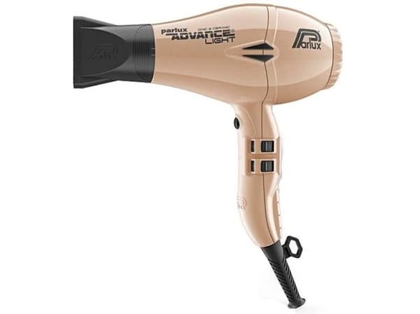 Parlux Advance, 2500 h, 83 m³/h, Guld, 3 m, 2200 W, 1 styck