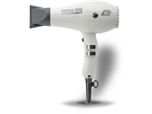 Parlux 385 Powerlight, 79 m³/h, vit, monokromatisk, hängande slinga, 3,3 m, 2150 W Vit