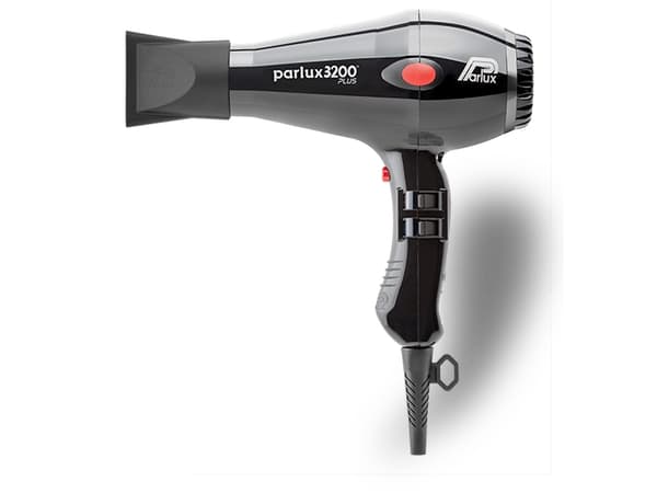 Parlux 3200 Plus Black, 71 m³/h, Black, Monotone, Hanging loop, 3.3 m, 1900 W musta