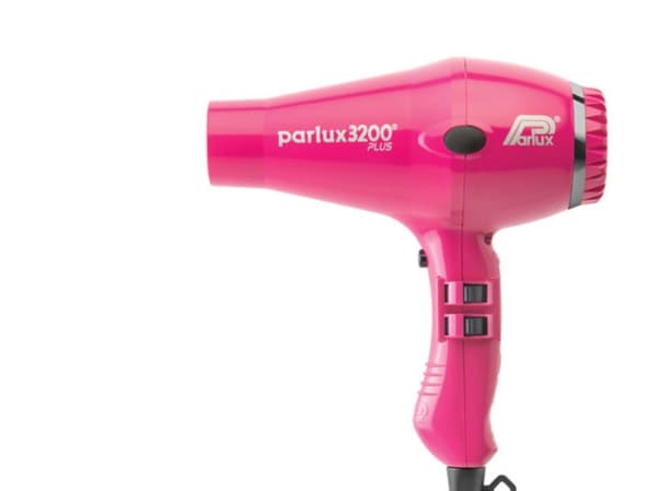 Parlux 3200 Plus, 71 m³/h, Fuksianpunainen, Yksivärinen, Ripustuslenkki, 3,3 m, 1900 W