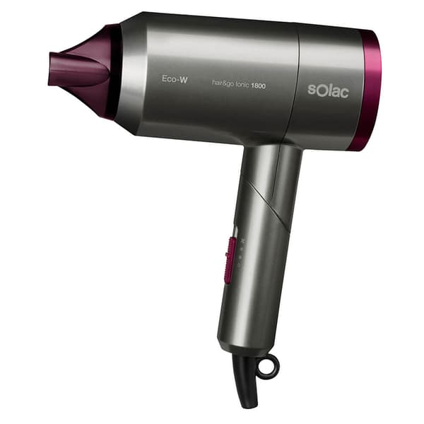 Hårfön hopfällbar Hair&Go Ionic 1800 Grå, Lila