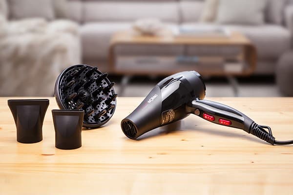 Solac SP7170, AC, Svart, Lila, Monokromatiskt, Hängögla, 2600 W, Låda