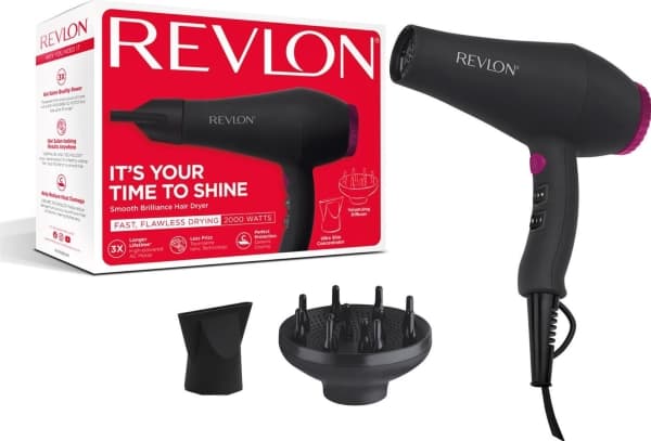Revlon RVDR5251E, Svart, Rosa, CE, 2000 W, 213 mm, 92 mm, 270 mm