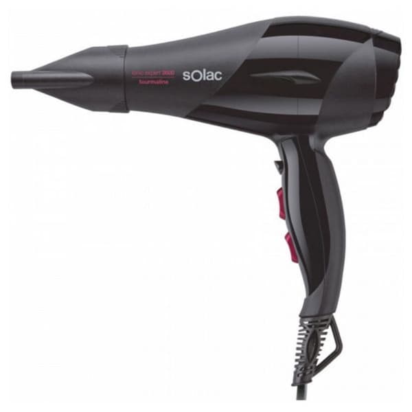 Hårtørrer Solac SP7170EXPERT 2600W IONIC 2600 W Sort Sort, Lilla