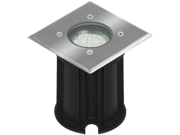 Ranex 5000.459, Innsunket spotlight, GU10, 1 ampuller, LED, 3000 K, Sort Sort
