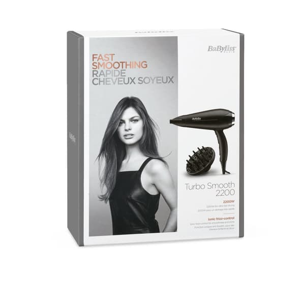 Babyliss Hårfön Turbo Smooth 2200 D572DE