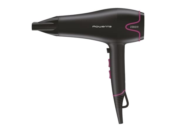 Rowenta Motion Dry CV5713, DC, Musta, Ripustuslenkki, 1,8 m, Painikkeet, Kiina