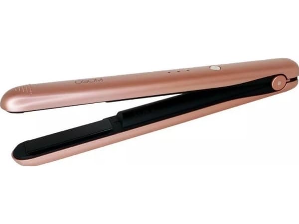 Osom Professional Ladattava hiusten suoristuslaite Osom Johdoton hiusten suoristuslaite Pihdit Champagne Gold, kulta, johdoton, johdoton