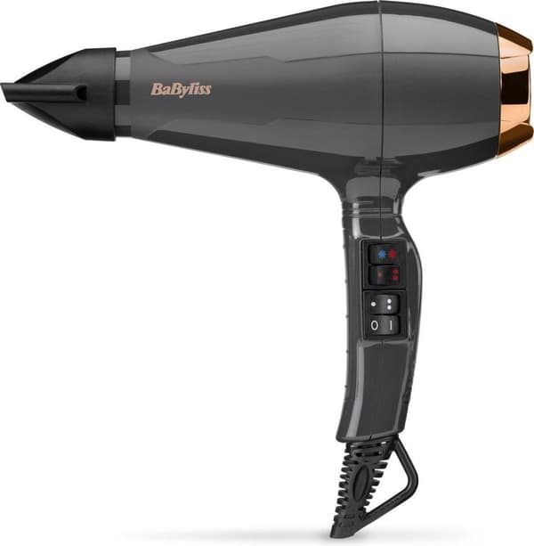BaByliss Italian Air Pro 2200 6719DE hårtork - 75 mm munstycke - 90 mm munstycke - Diffusor - Hårtork