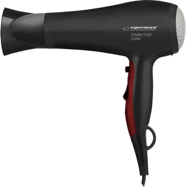 Esperanza EBH004K Hårtørrer Sort 2200 W
