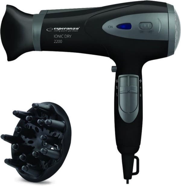 Esperanza EBH005K Hårtork Svart 2200 W