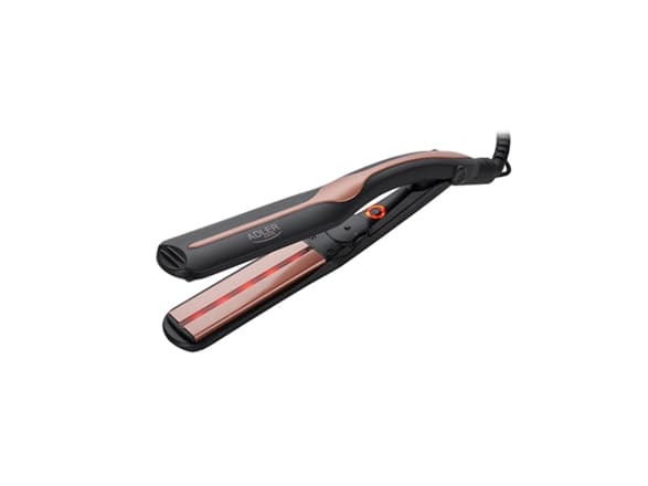 Adler AD 2318 infrared hair straightener Sort, Koral