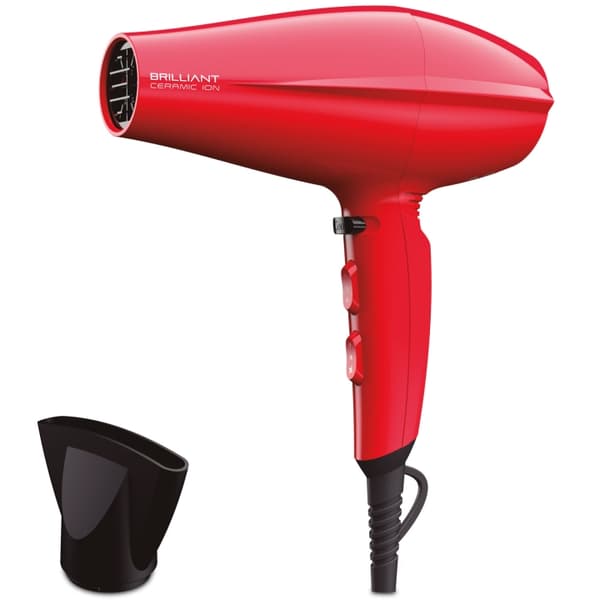 Ga.Ma Hårfön Brilliant Ceramic 2200W GH5010 Rød