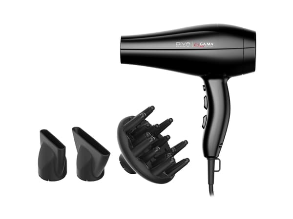 GA.MA Diva Ceramic, AC, Musta, Yksivärinen, 2,2 m, 2300 W, 220-240 V