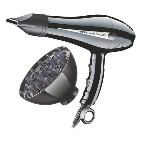 Hårtork Haeger HD-200.012A 2000W Svart 2000 W Svart