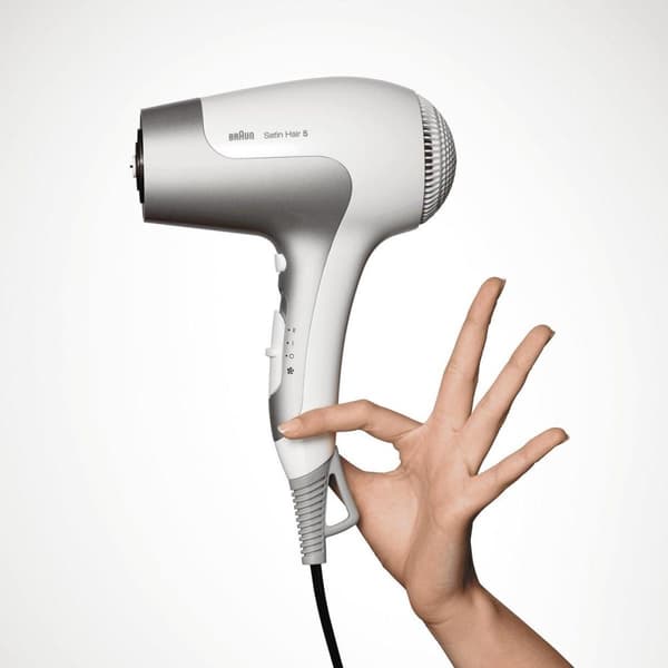 Braun HD580 2500 W hopea, valkoinen