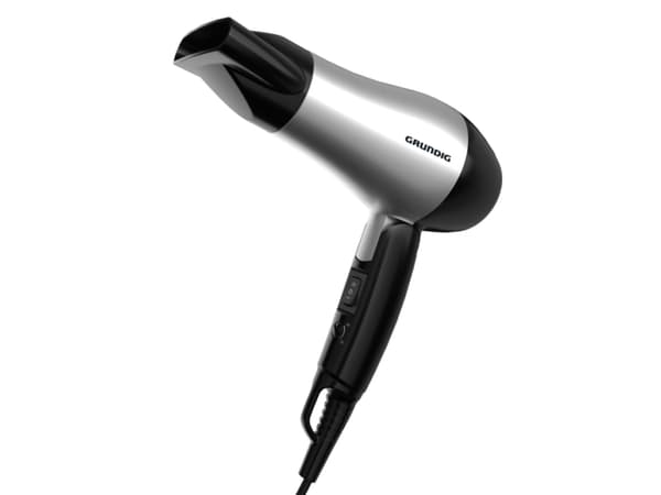 Grundig HD 2200, Musta, Hopea, Yksivärinen, Ripustuslenkki, 1,8 m, 1200 W, 1 kpl